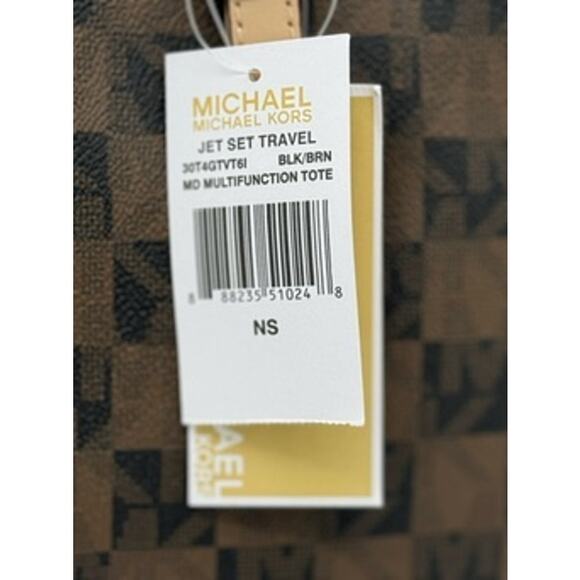 RETAIL $390 Michael Michael Kors Jet‎ Set Travel Medium Multifunction Tote*BNWT - Picture 4 of 16